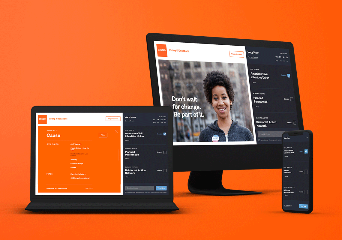 CREDO Brand Refresh & Donations Website